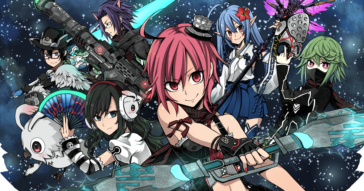 pso2 wallpaper,anime,karikatur,cg kunstwerk,schwarzes haar,illustration