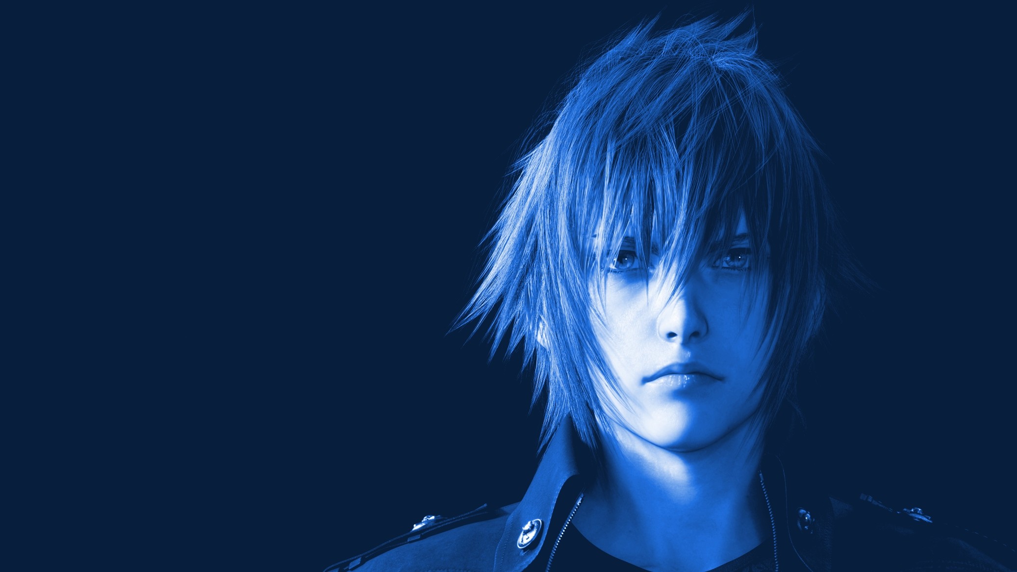 lunafreya wallpaper,blue,hair,face,electric blue,sky