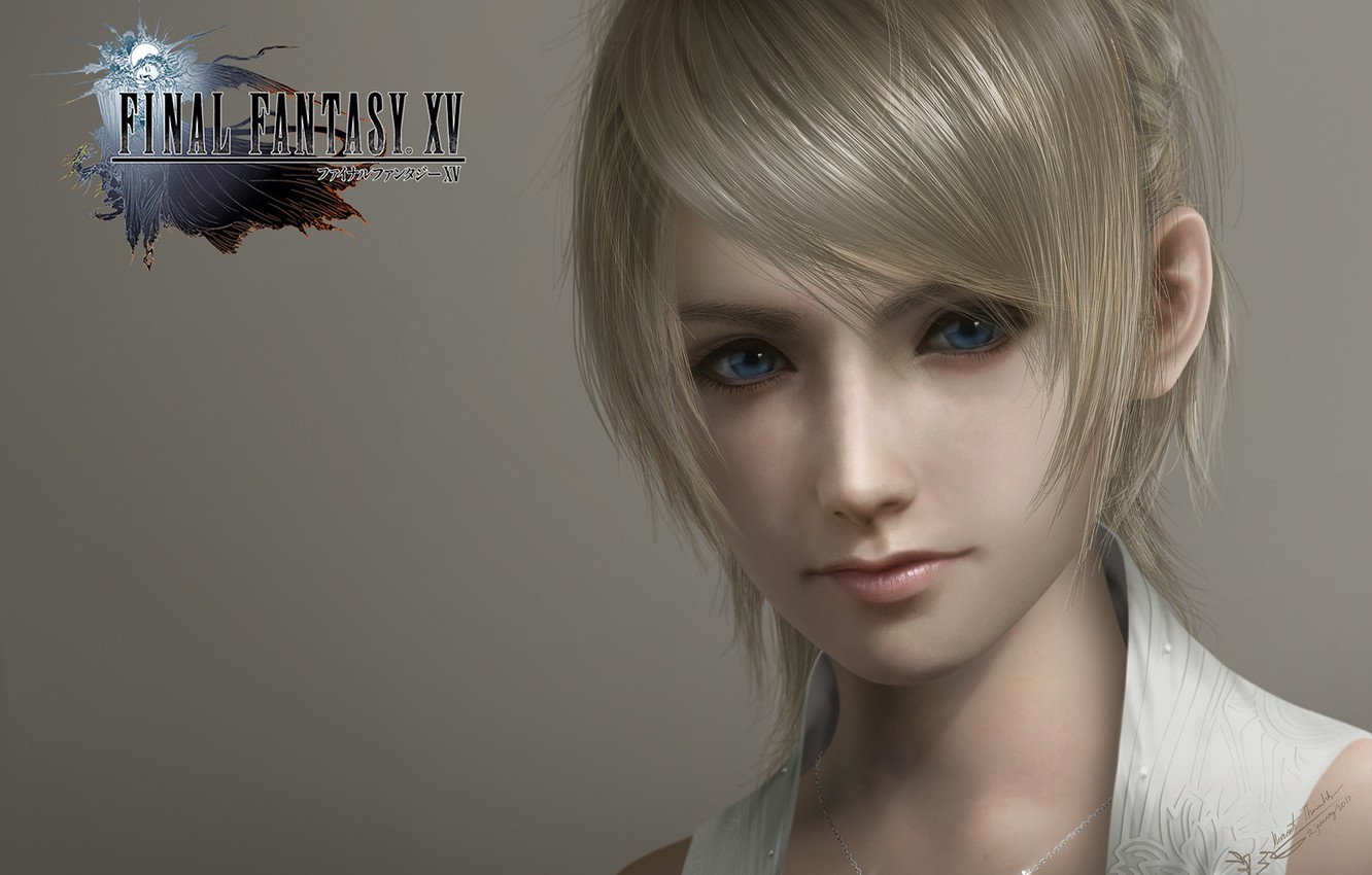 lunafreya wallpaper,hair,face,hairstyle,blond,skin