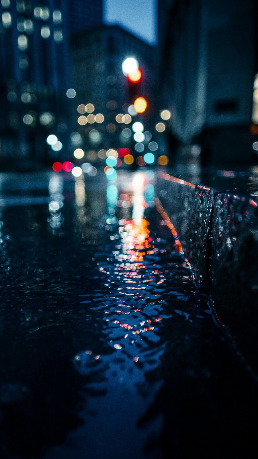 wallpaper for android tumblr,water,blue,reflection,night,rain