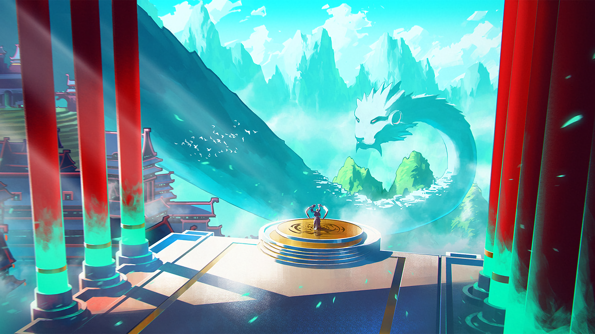 duelyst wallpaper,sky,theatrical scenery,graphics,graphic design,world