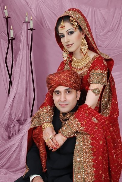 paquistaní boda pareja fondos de escritorio,rojo,sari,novia,mehndi,modelo