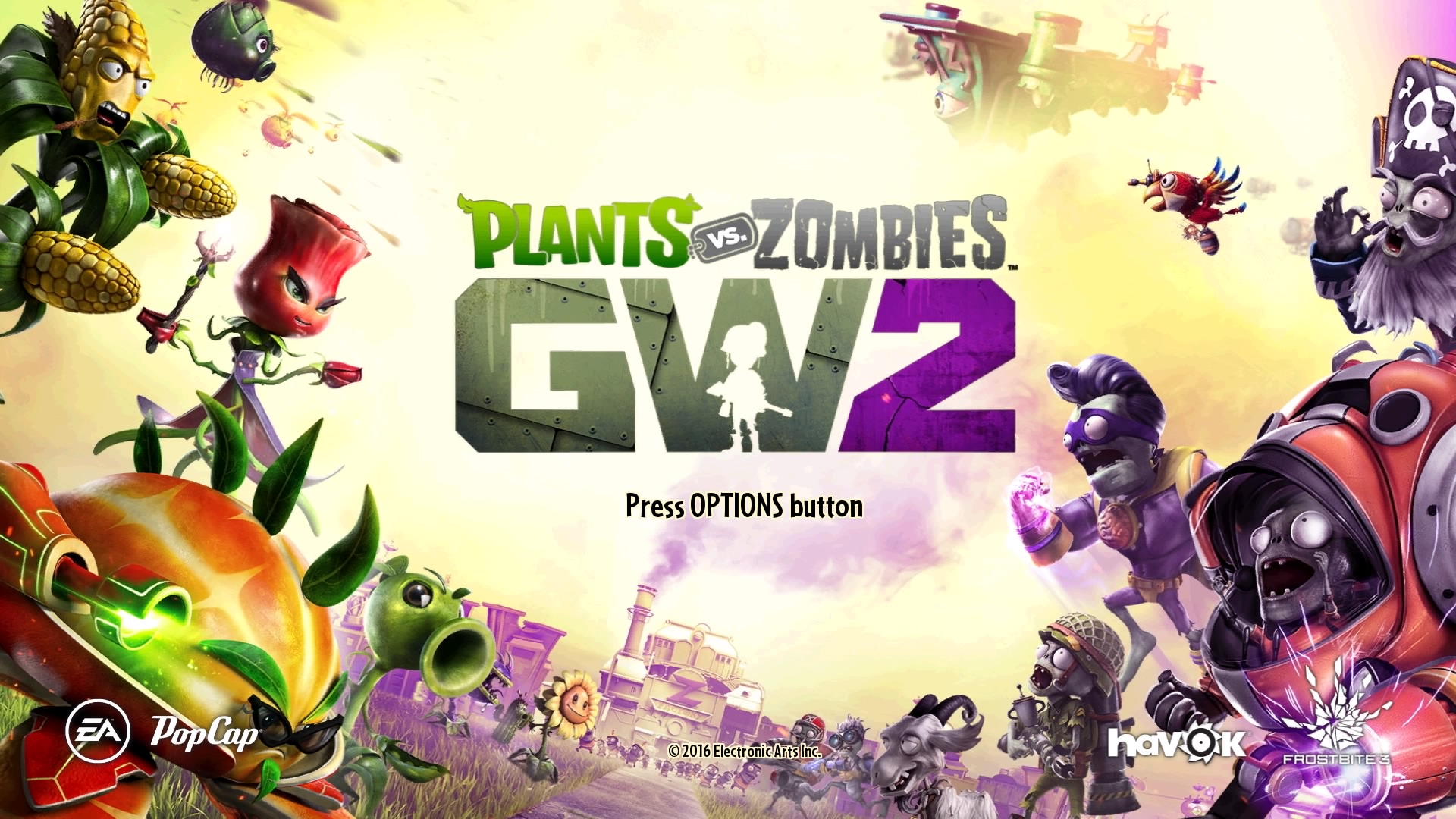 pvz gw2 wallpaper,action adventure game,graphic design,games,font,adventure game