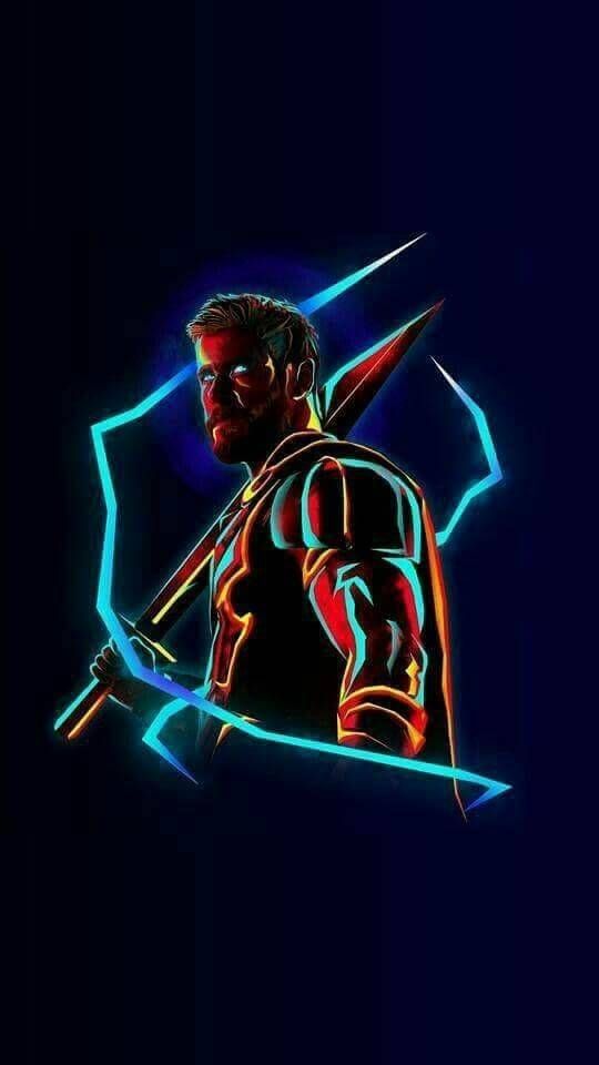 sfondo di infinity war per iphone,neon,disegno grafico,blu elettrico,insegna al neon,illustrazione