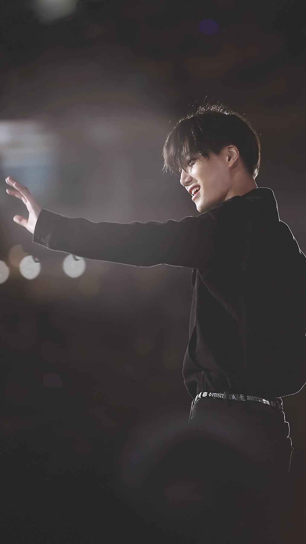 kim jongin wallpaper,photography,flash photography,performance,darkness,musician