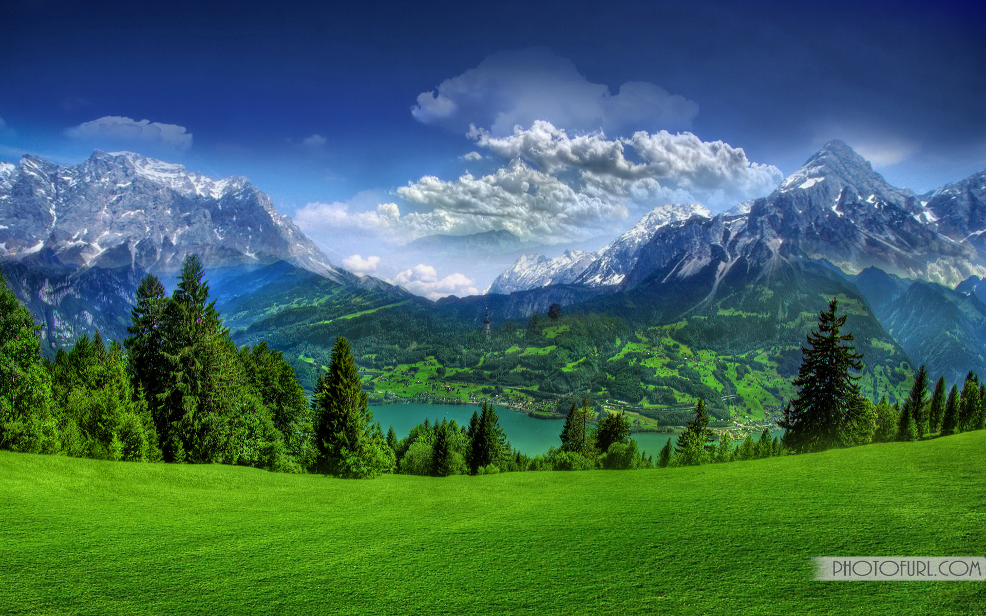 最も美しい腕輪の壁紙,山,自然の風景,自然,山脈,空