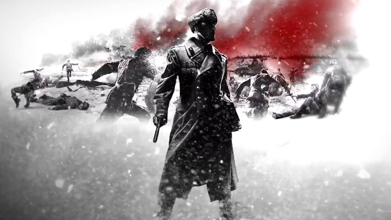 company of heroes wallpaper,winter storm,blizzard,illustration,photography,fictional character