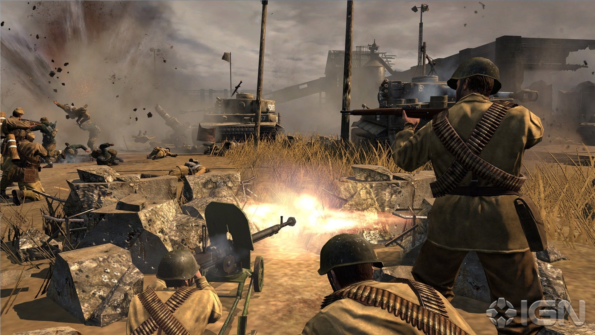 company of heroes wallpaper,action adventure game,strategy video game,pc game,shooter game,battle