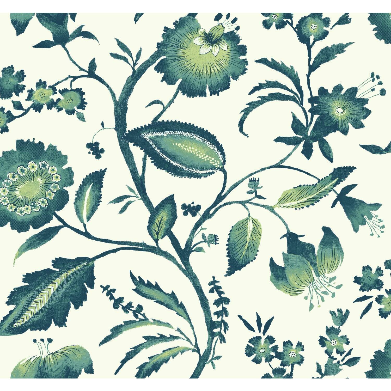 ashford tropics wallpaper,flower,plant,botany,leaf,pattern