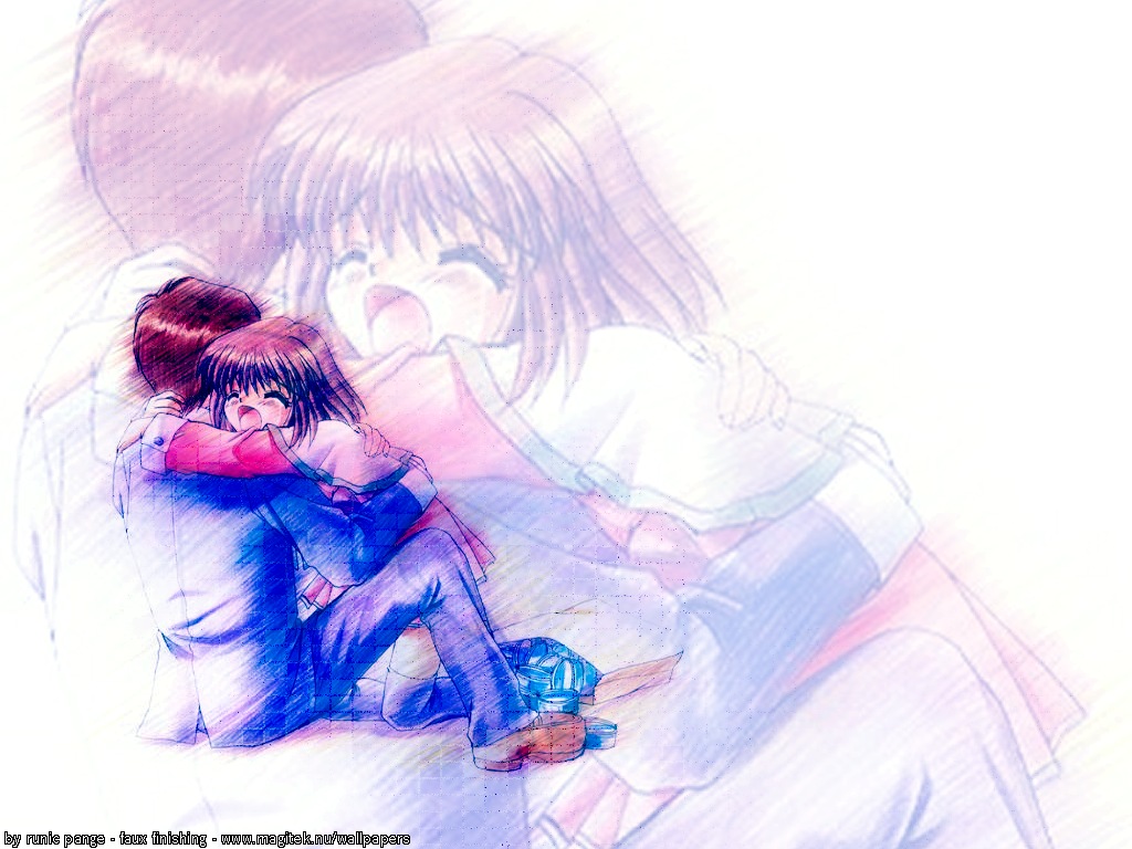 hug wallpaper herunterladen,karikatur,anime,illustration,umarmung,interaktion