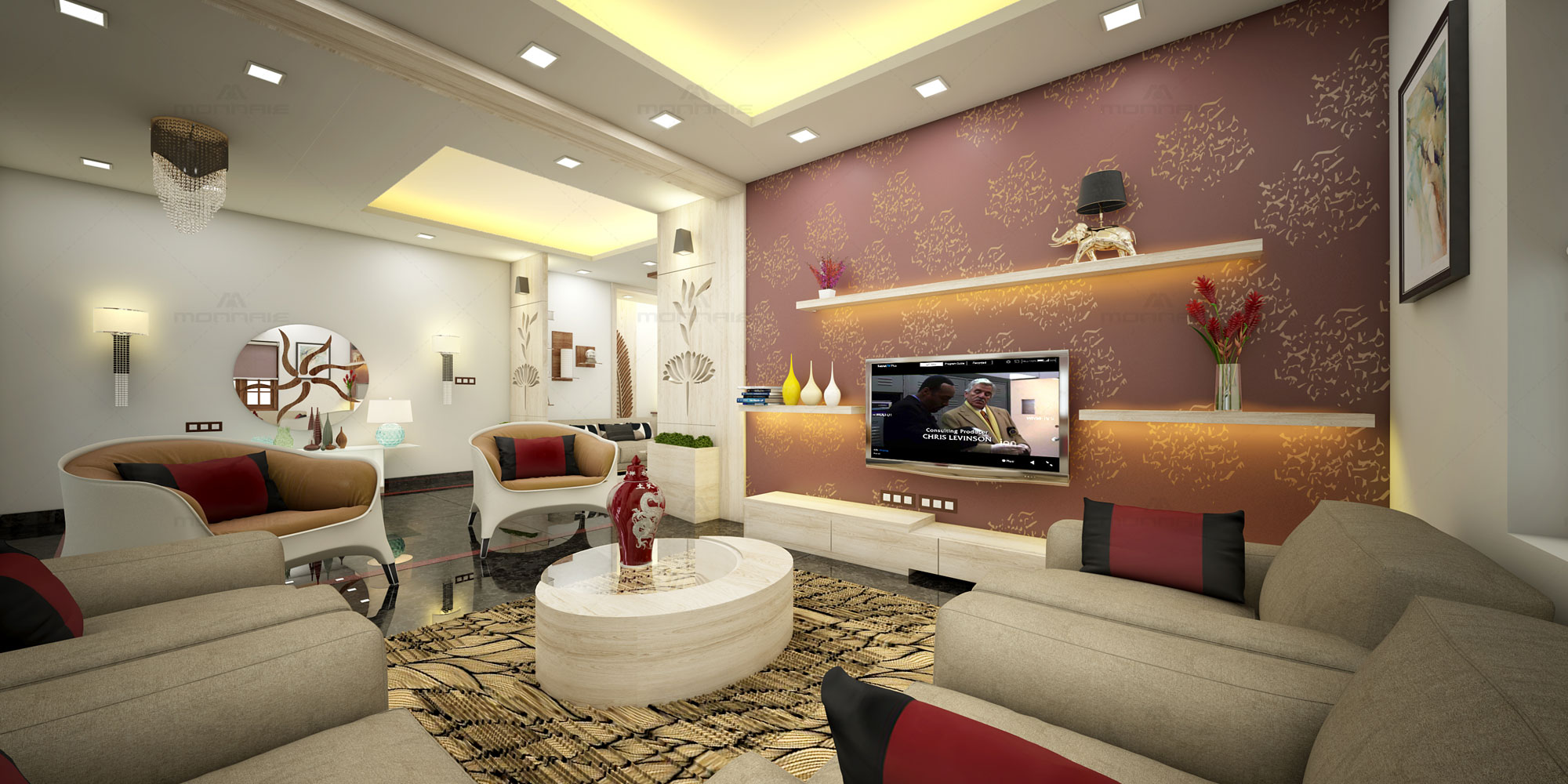 wallpaper for bedroom walls india,living room,room,interior design,furniture,property