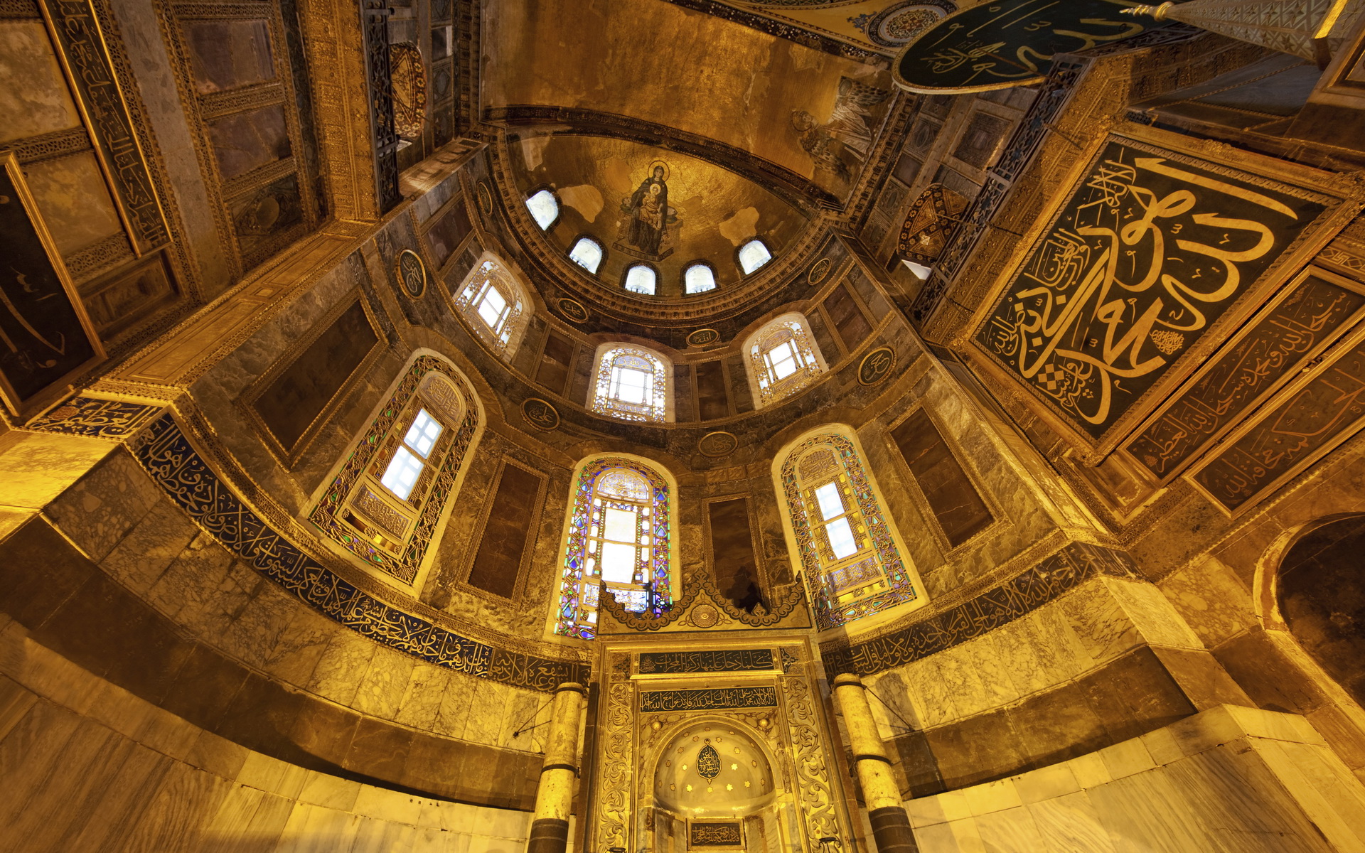 아야 소피아 벽지,둥근 천장,거룩한 곳,비잔틴 건축,건축물,천장