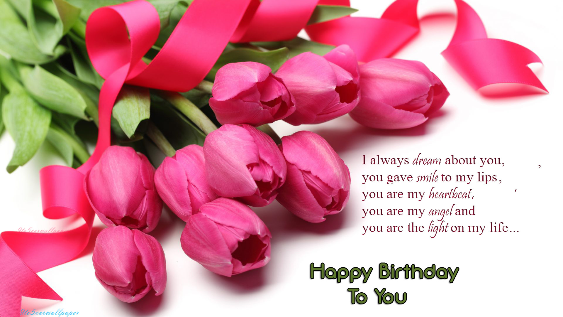 birthday wishes wallpaper for lover,pink,petal,flower,tulip,plant