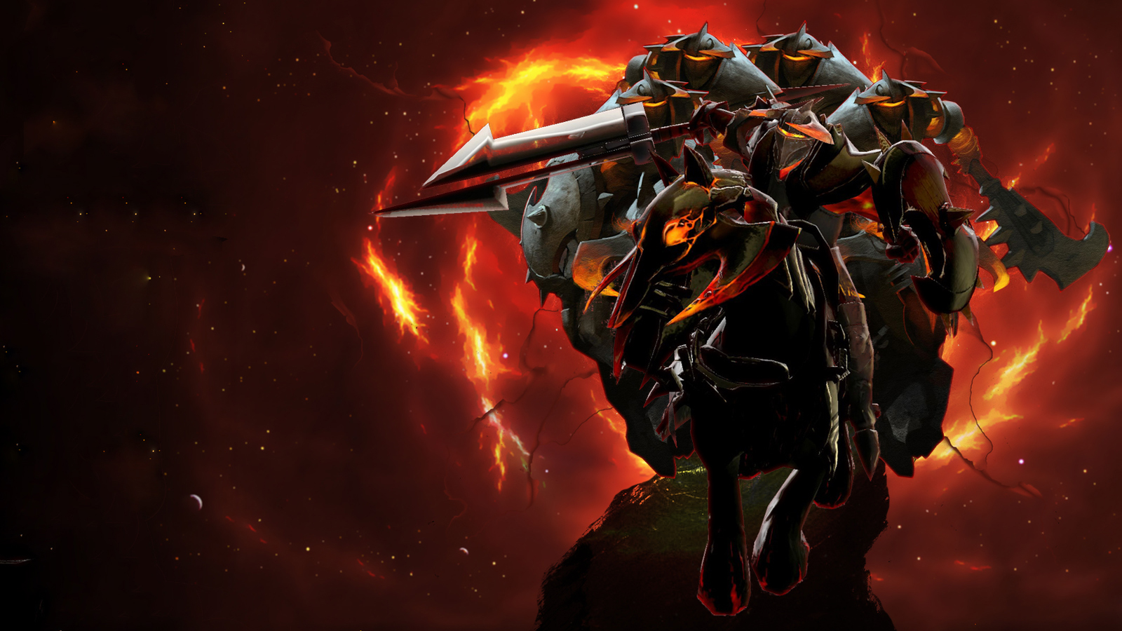 bloodseeker wallpaper,action adventure game,mecha,cg artwork,pc game,space