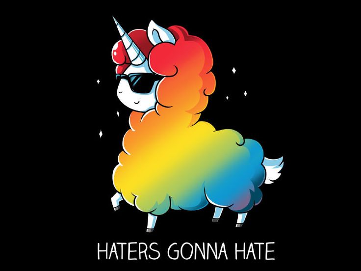 Haters Gonna Hate Llama WallpaperUse