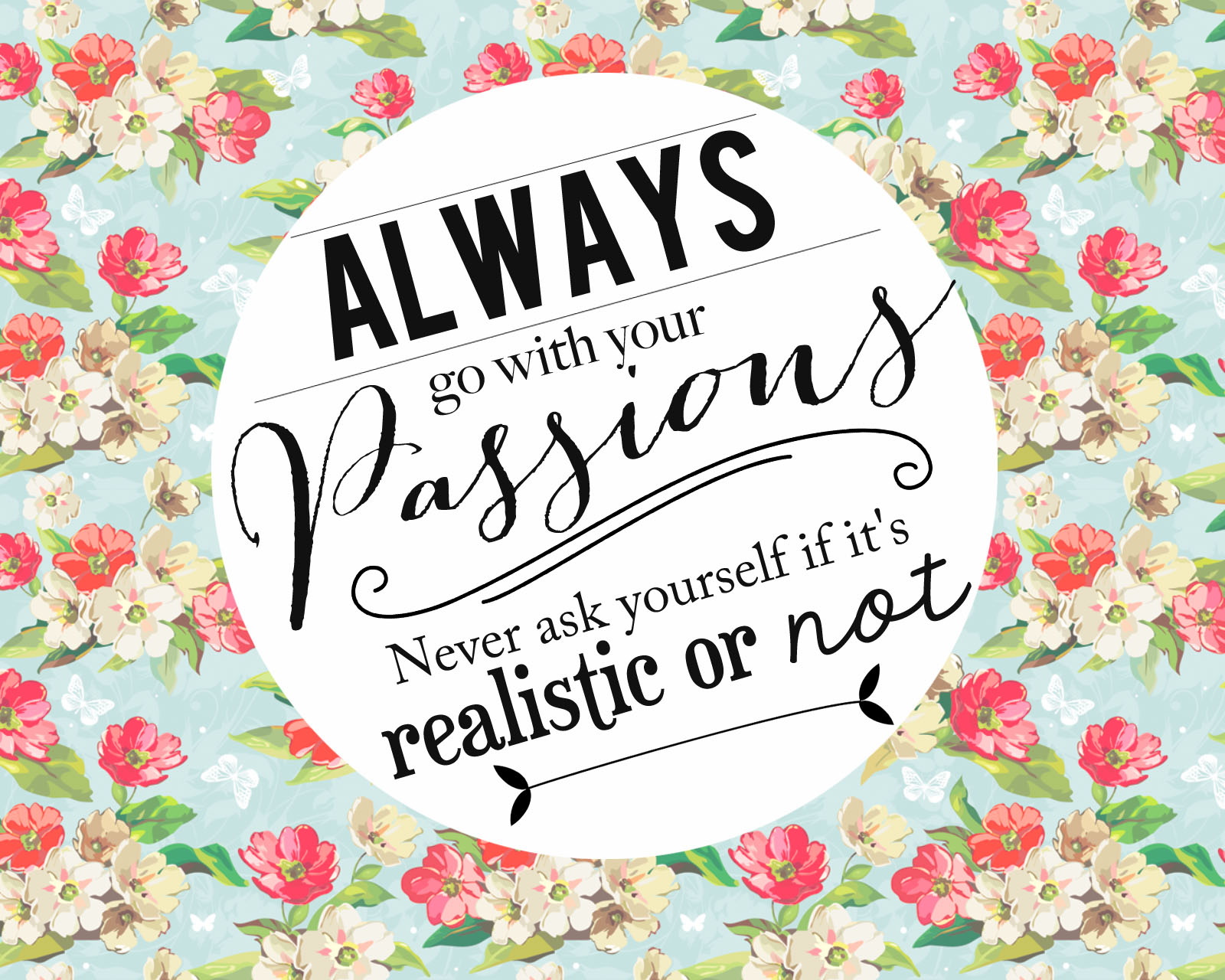 floral quote wallpaper,font,pink,pattern,design,label