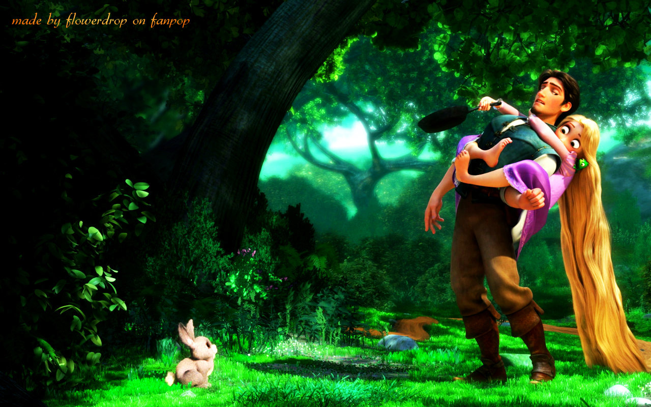 fondo de pantalla enredados,selva,bosque,cg artwork,divertido,personaje de ficción