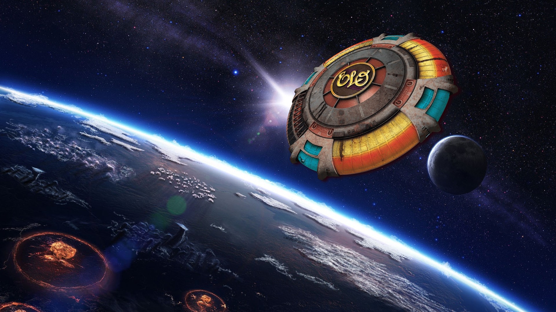 elo wallpaper,outer space,space,universe,atmosphere,sky