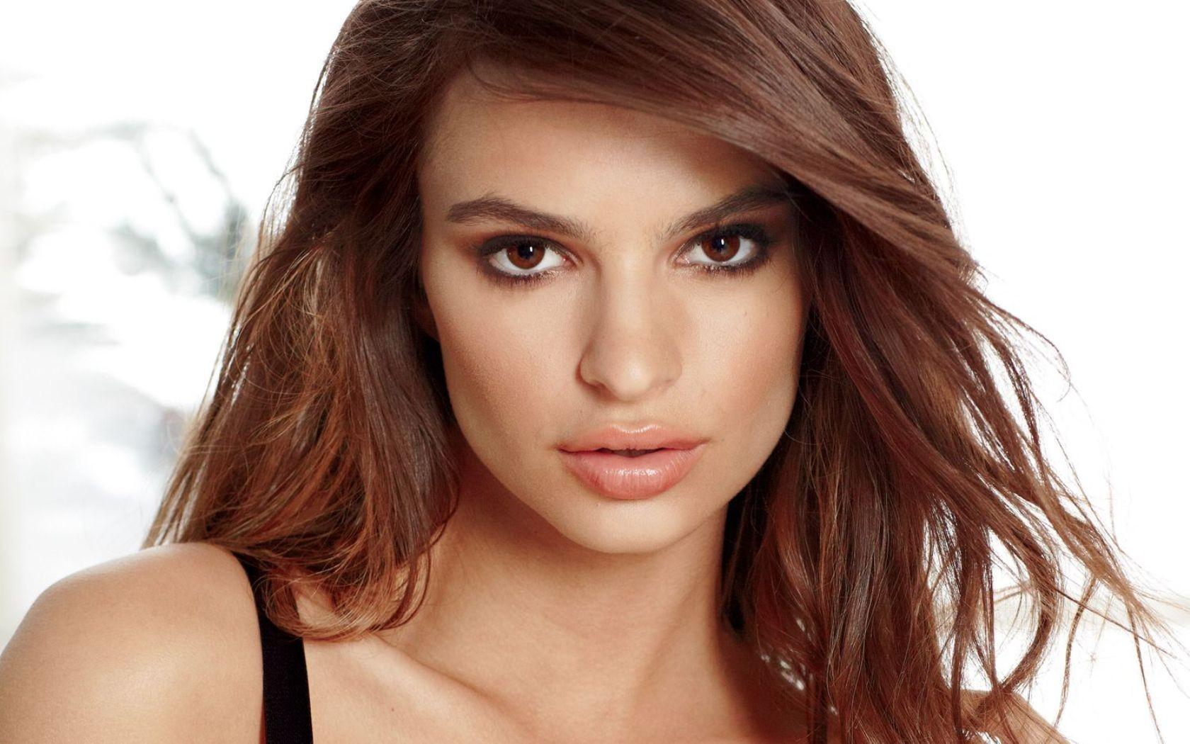 emily ratajkowski tapeten hd,haar,gesicht,frisur,augenbraue,braune haare