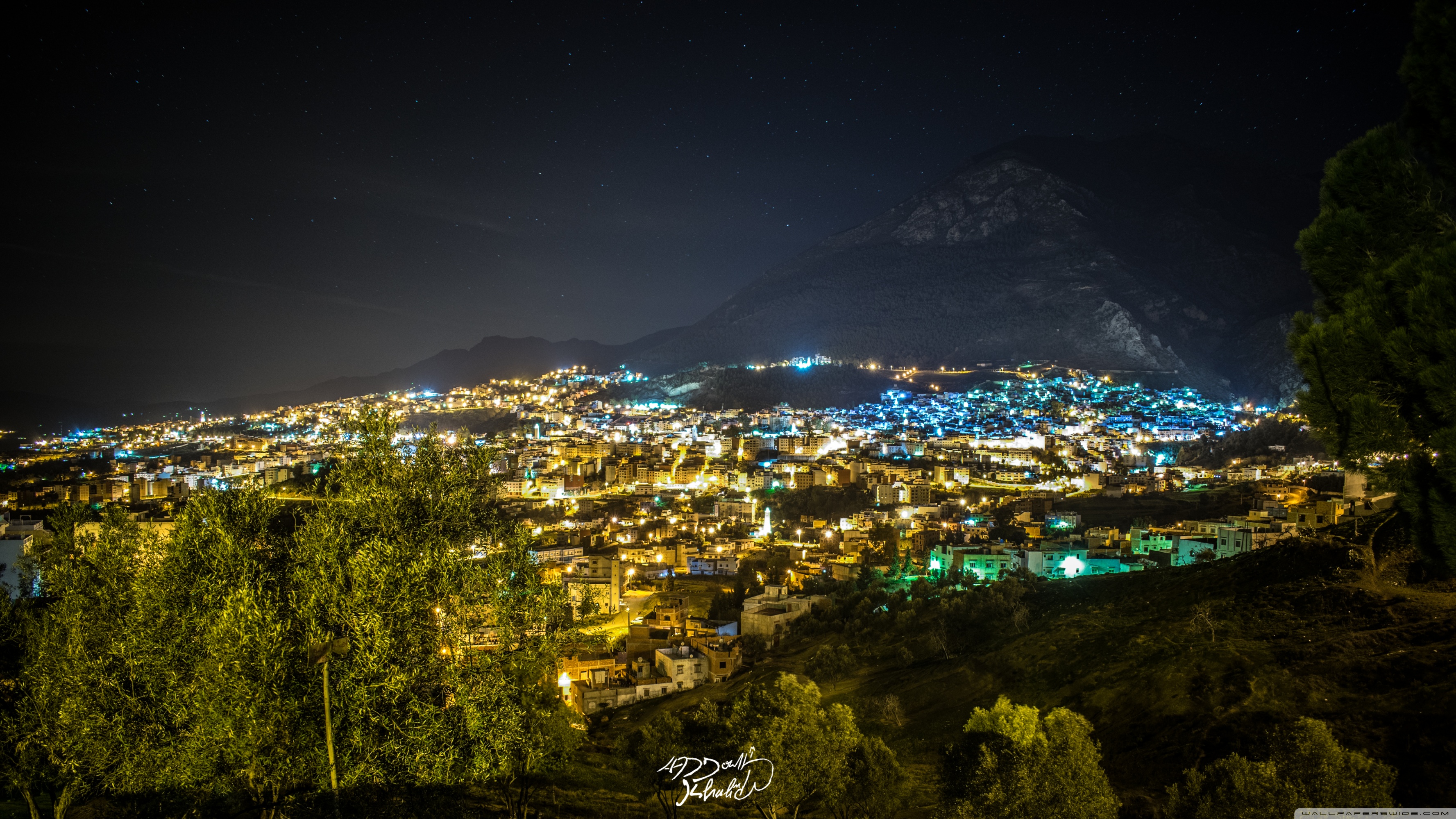 khalid name wallpaper,night,nature,metropolitan area,city,sky