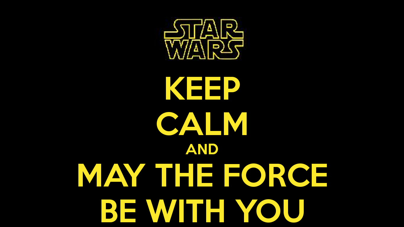 may the force be with you wallpaper,font,text,black,yellow,logo
