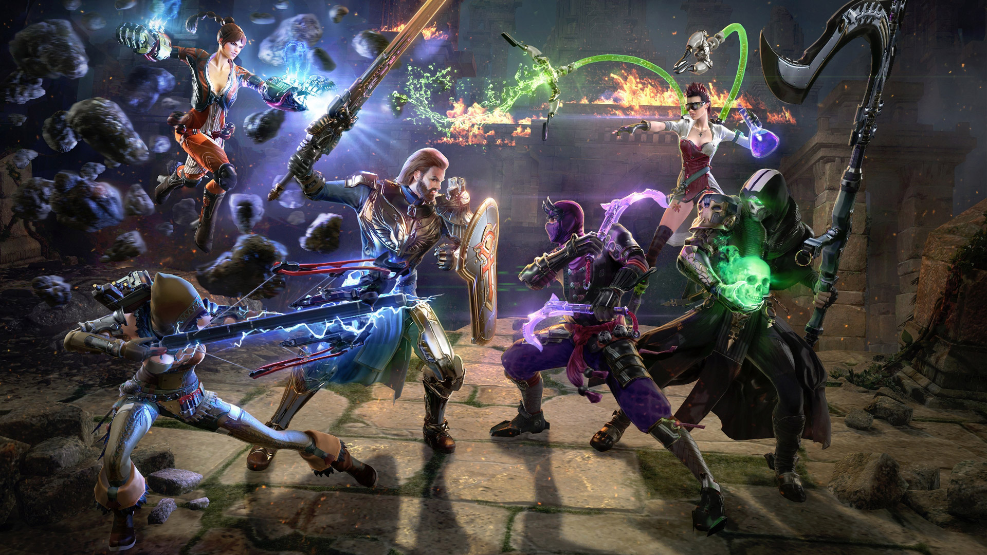 skyforge wallpaper,action adventure game,strategy video game,pc game,cg artwork,adventure game