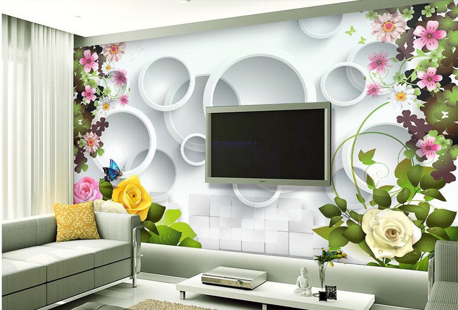 テレビユニットの壁紙デザイン,リビングルーム,壁紙,ルーム,インテリア・デザイン,壁