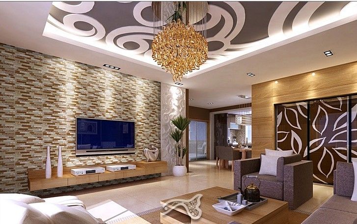 wallpaper designs for tv unit,living room,interior design,room,ceiling,property