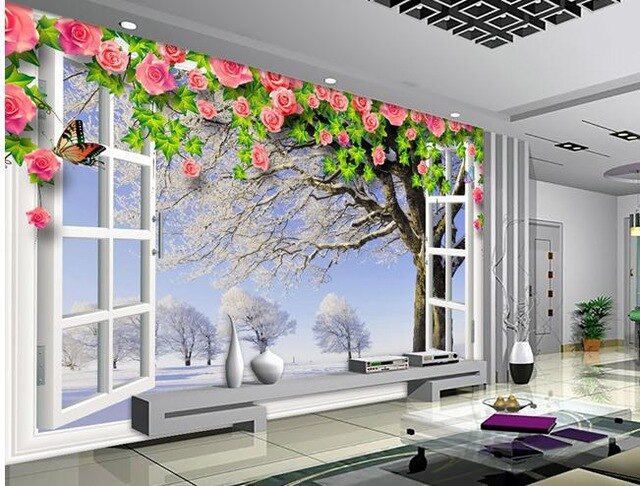 wallpaper designs for tv unit,wall,wallpaper,mural,room,interior design