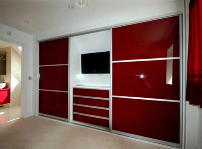テレビユニットの壁紙デザイン,財産,ルーム,赤,壁,インテリア・デザイン