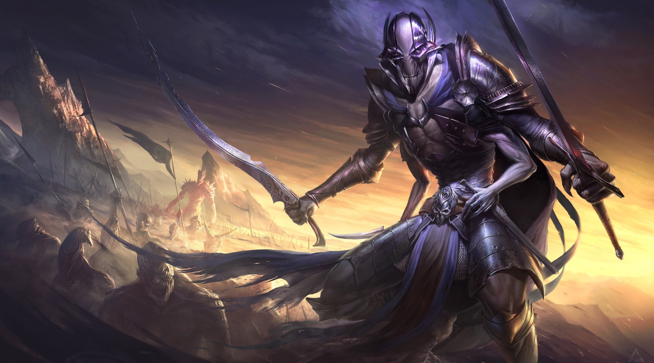 grievous wallpaper,action adventure game,cg artwork,demon,pc game,adventure game