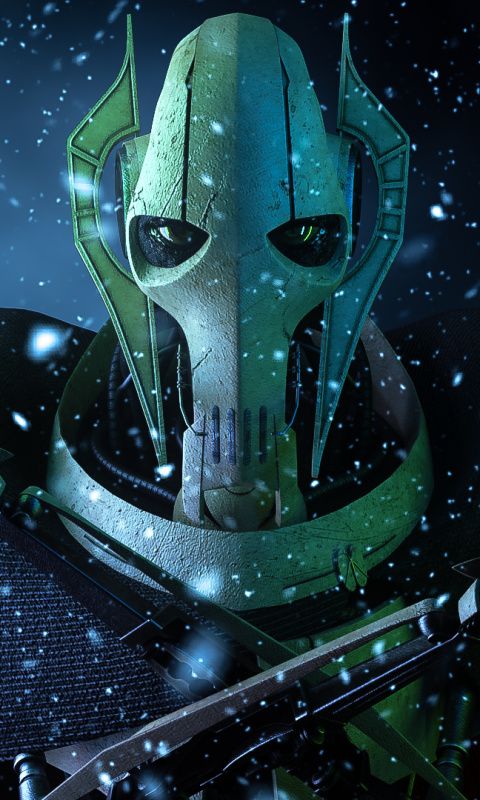 grievous wallpaper,fictional character,space,personal protective equipment,illustration,cg artwork