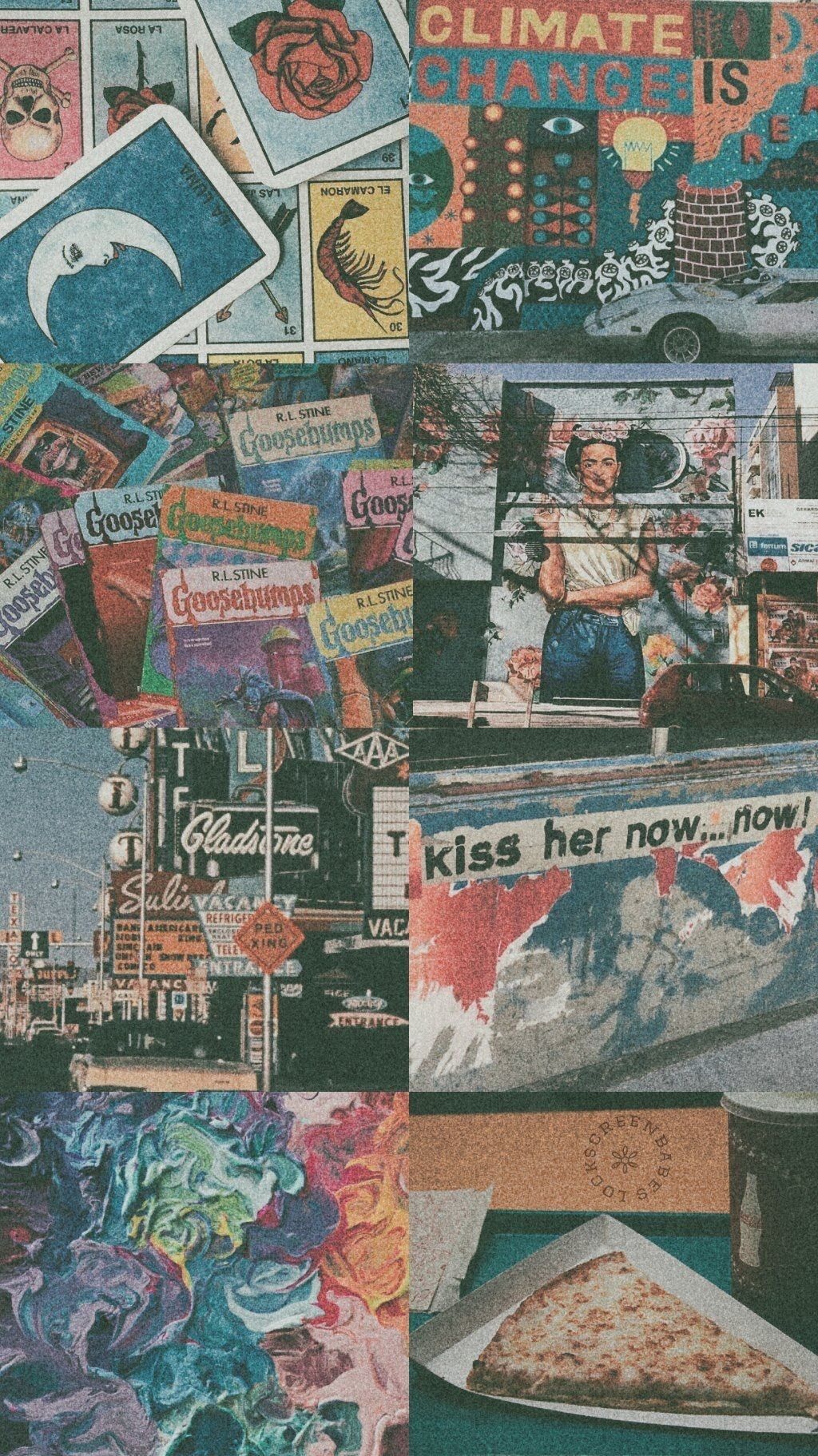 iphone wallpaper tumblr vintage,kunst,collage,textil ,papier,comic