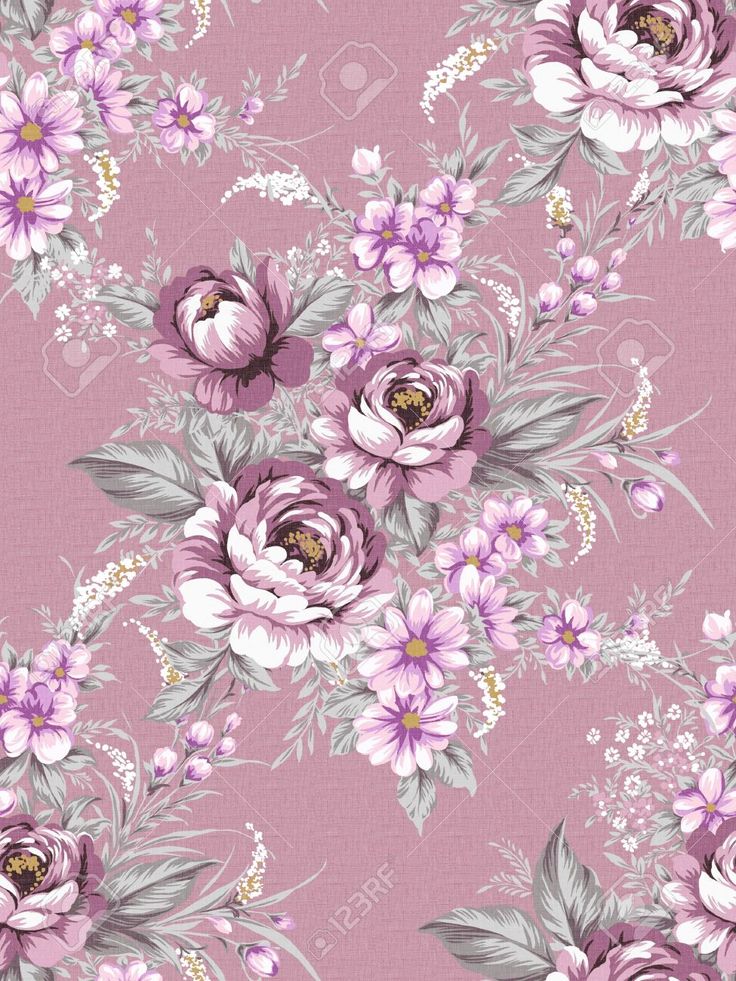 carta da parati iphone tumblr vintage,modello,rosa,lilla,disegno floreale,viola