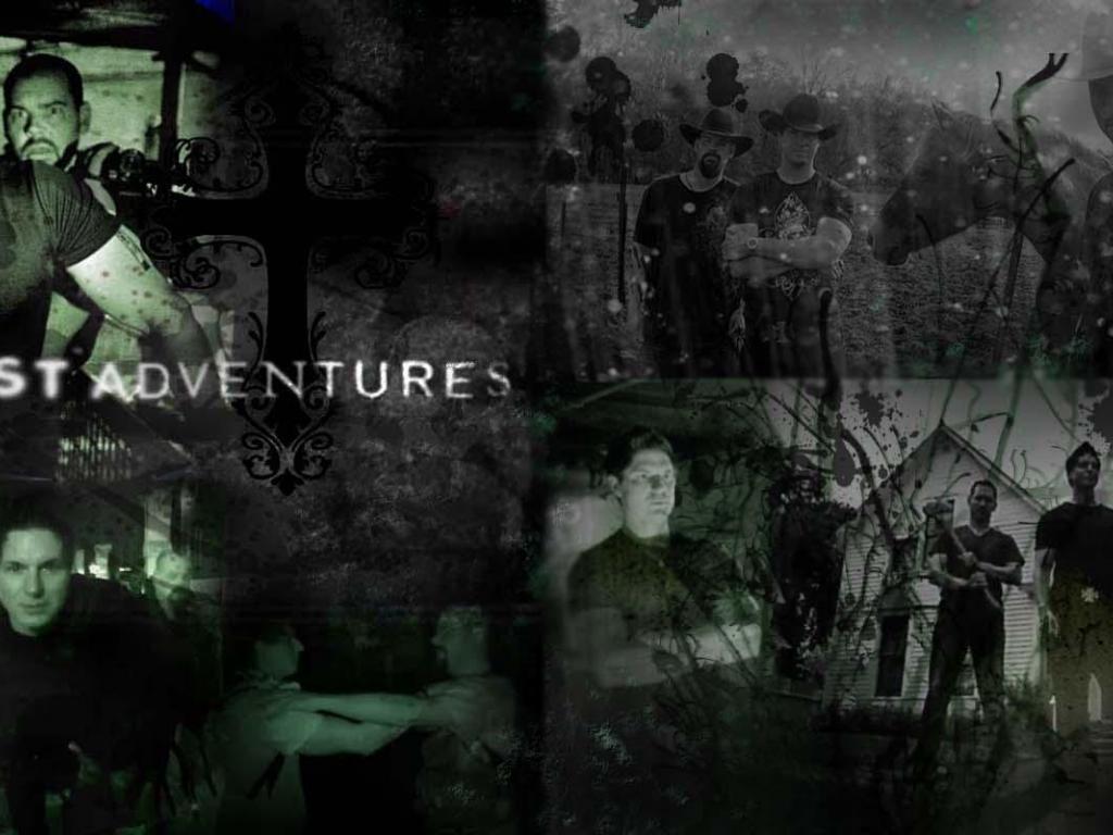 fondo de pantalla de aventuras fantasmas,texto,oscuridad,fuente,monocromo,arte