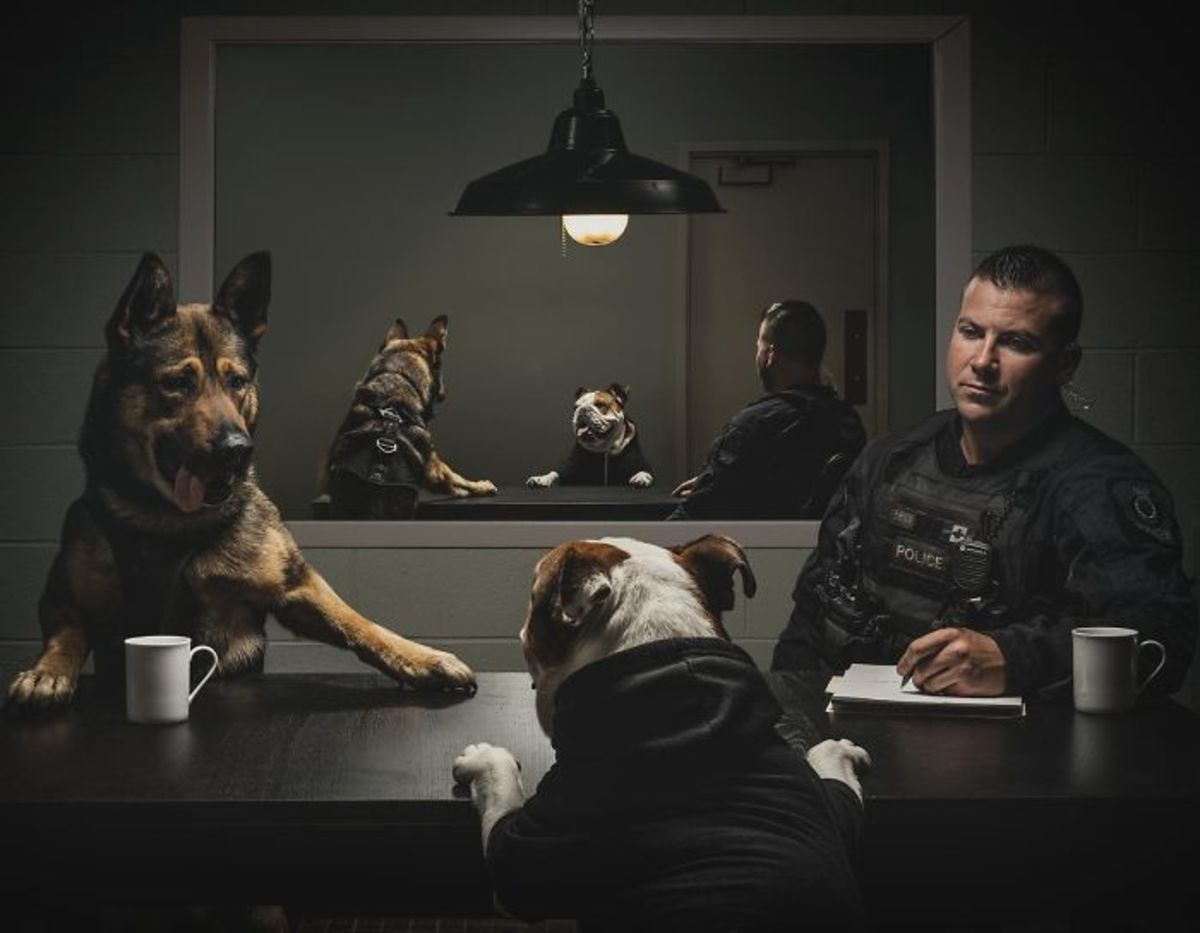 k9壁紙,犬,人間,コンパニオンドッグ,警察犬,座っている