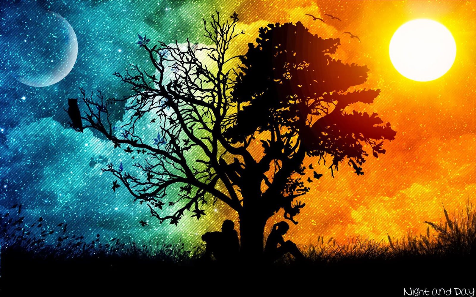 fond d'écran arbre de vie,ciel,la nature,paysage naturel,arbre,jaune