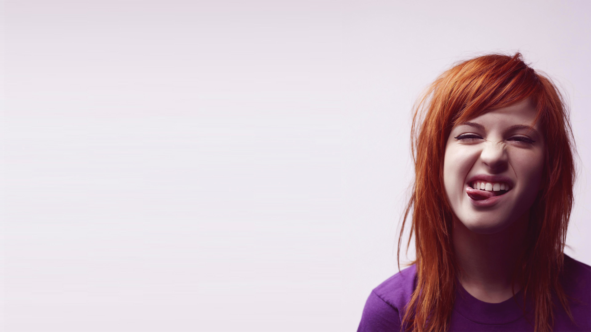 hayley williams wallpaper hd,hair,face,facial expression,red hair,hairstyle