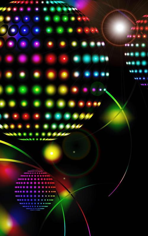 aplicativo de wallpaper,discoteca,illuminazione ad effetto visivo,musica,leggero,illuminazione