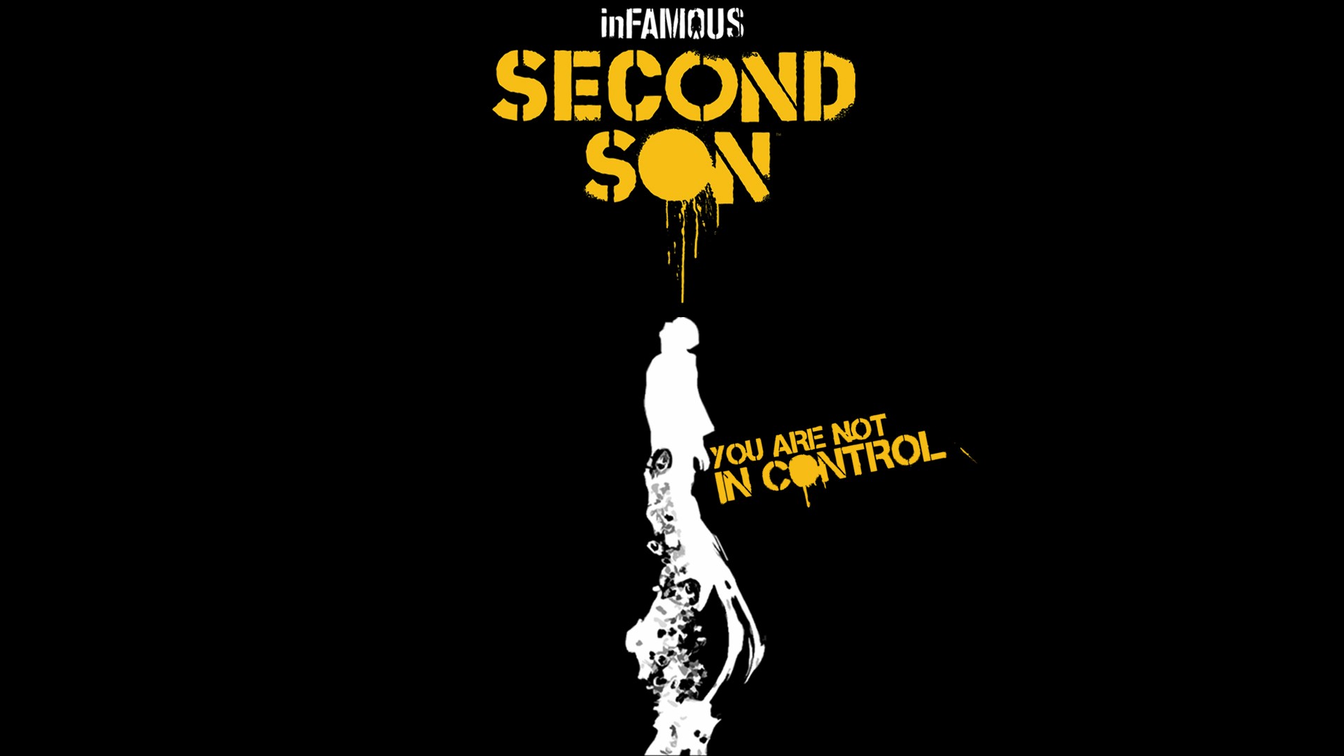 infamous second son wallpaper hd,text,font,logo,graphic design,brand