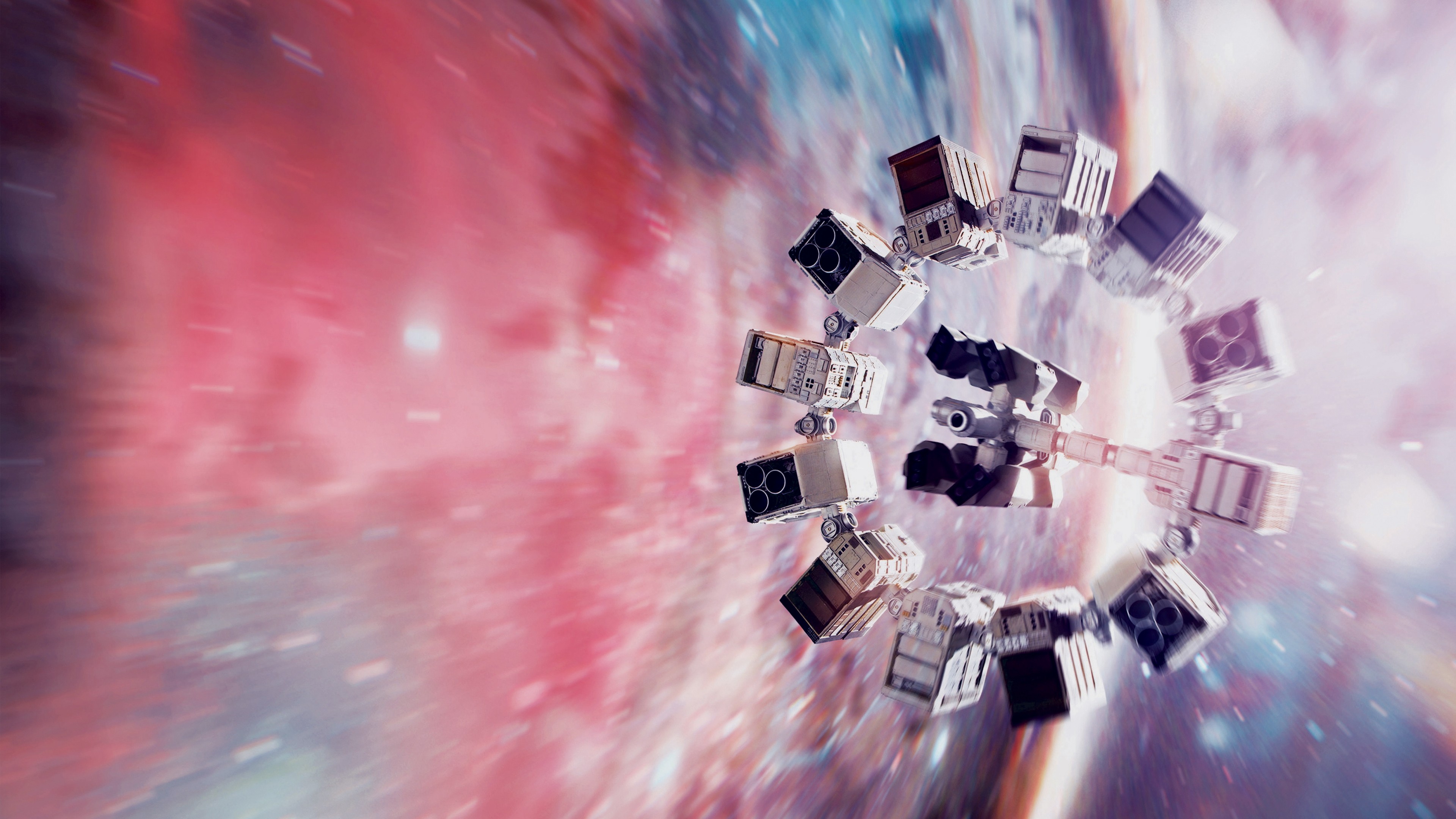 carta da parati interstellare 4k,rosa,rosso,viola,disegno grafico,cielo