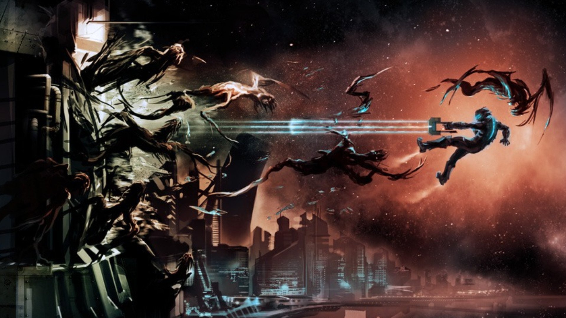 dead space wallpaper hd,action adventure game,cg artwork,digital compositing,shooter game,pc game
