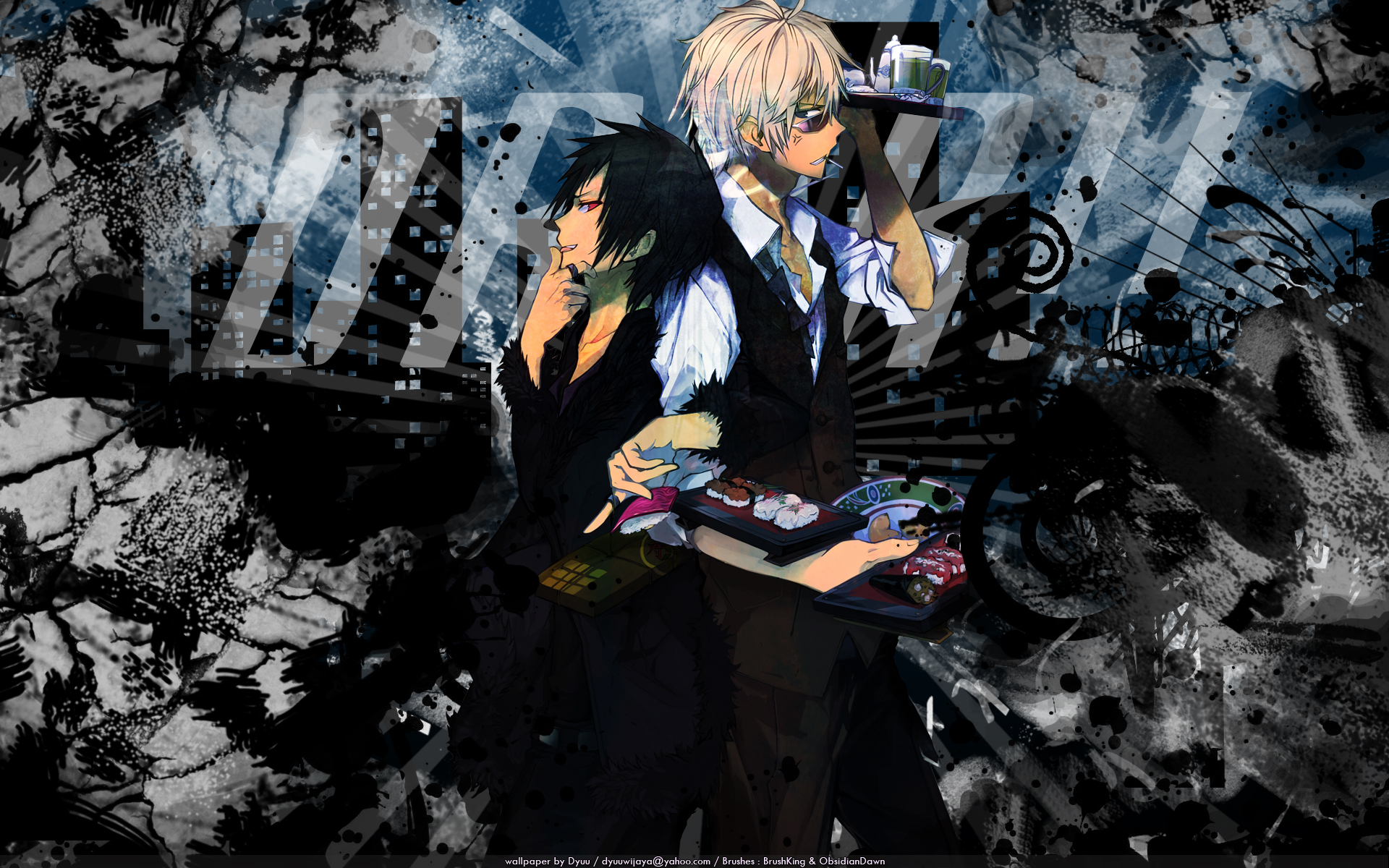 113448 Title Anime Durarara Wallpaper - Shizuo And Izaya Cool- WallpaperUse
