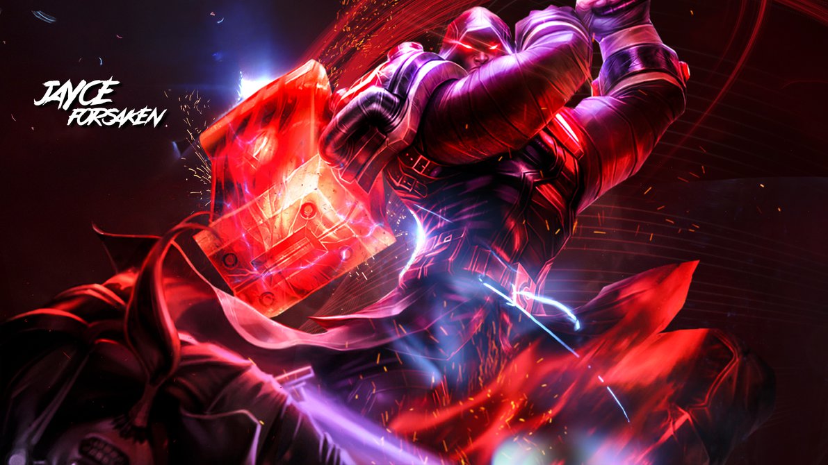 jayce wallpaper,graphic design,fictional character,cg artwork