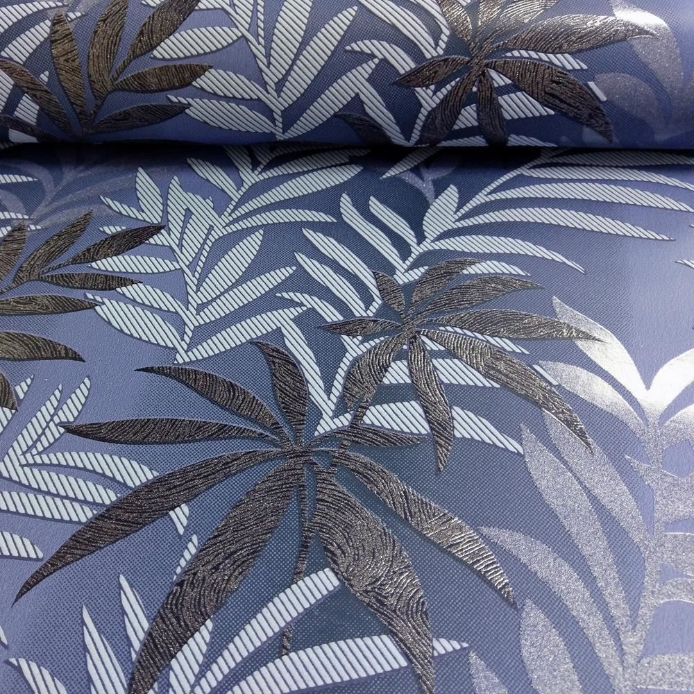 debona jasmine wallpaper,blue,pattern,textile,plant,leaf