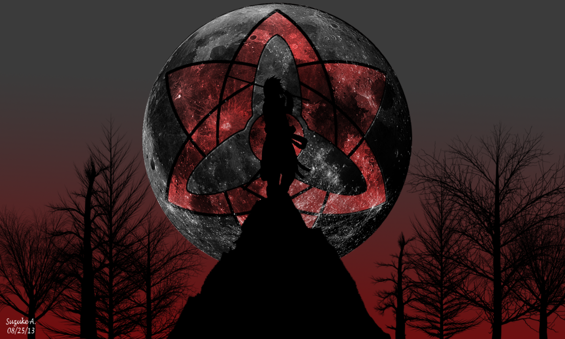 fond d'écran sasuke terbaru 2013,rouge,arbre,illustration,ténèbres,symétrie