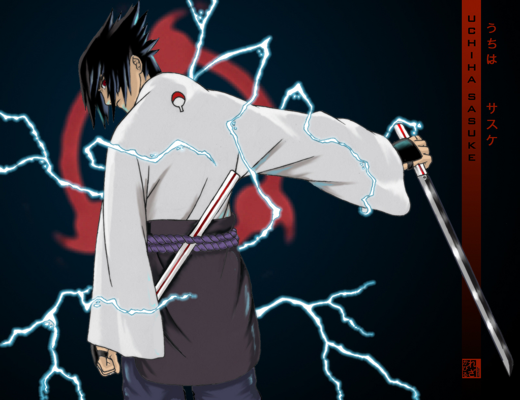 fond d'écran sasuke terbaru 2013,anime,dessin animé,illustration,conception graphique,cheveux noirs