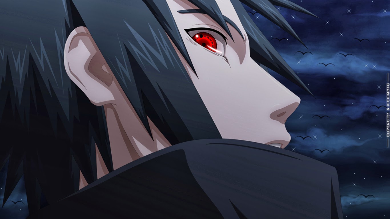 fond d'écran sasuke terbaru 2013,dessin animé,anime,oeuvre de cg,cheveux noirs,bouche