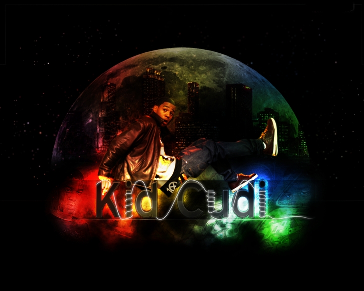 kid cudi iphone wallpaper,darkness,light,graphic design,font,illustration