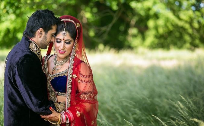 punjabi couple marié fond d'écran,photographier,la mariée,la cérémonie,sari,tradition